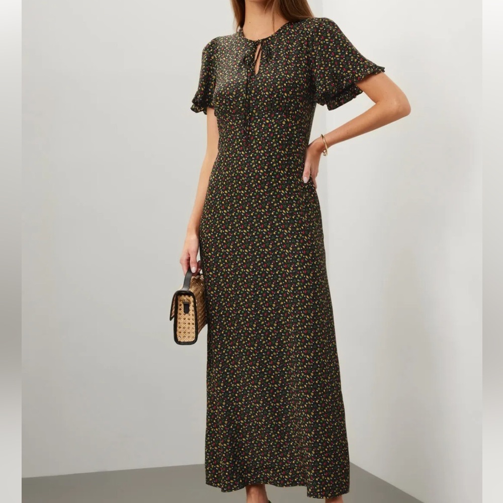 HVN Silk Dawn Dress